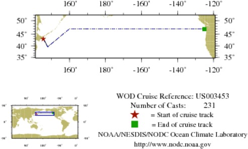 NODC Cruise US-3453 Information