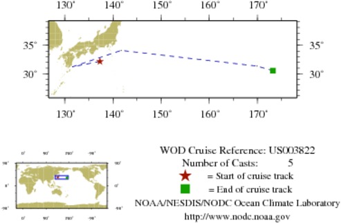 NODC Cruise US-3822 Information