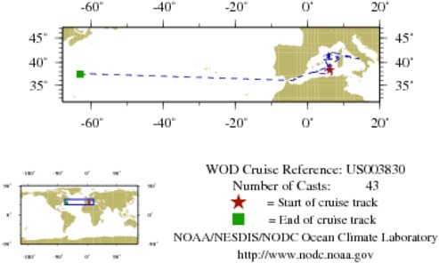 NODC Cruise US-3830 Information