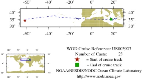 NODC Cruise US-3903 Information