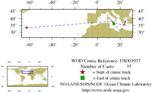 NODC Cruise US-3937 Information