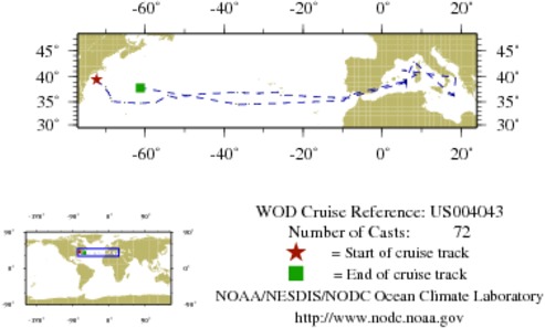 NODC Cruise US-4043 Information