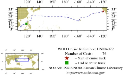 NODC Cruise US-4072 Information