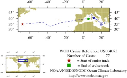 NODC Cruise US-4073 Information