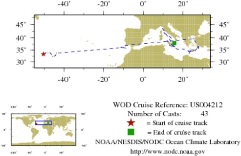 NODC Cruise US-4212 Information