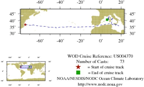NODC Cruise US-4370 Information