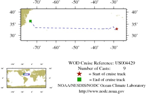 NODC Cruise US-4429 Information