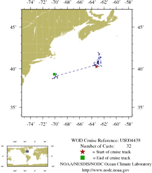 NODC Cruise US-4438 Information