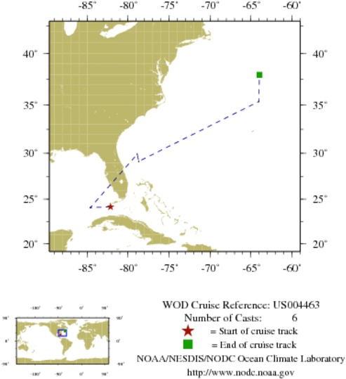 NODC Cruise US-4463 Information