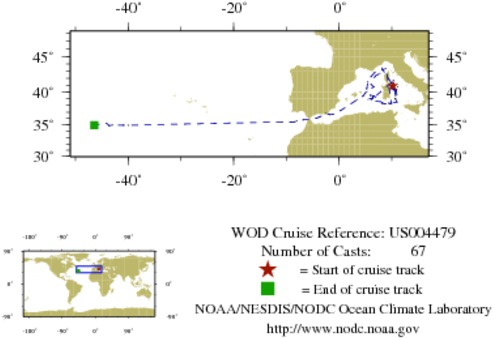 NODC Cruise US-4479 Information
