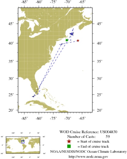NODC Cruise US-4830 Information