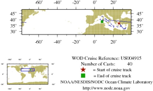 NODC Cruise US-4915 Information
