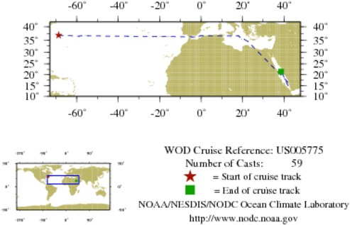 NODC Cruise US-5775 Information
