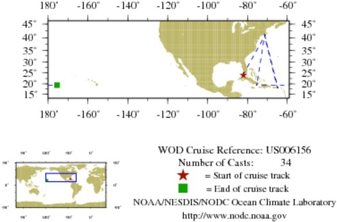 NODC Cruise US-6156 Information