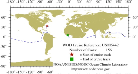 NODC Cruise US-6442 Information