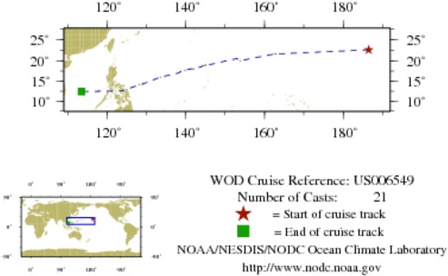 NODC Cruise US-6549 Information