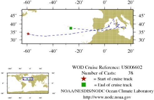 NODC Cruise US-6602 Information