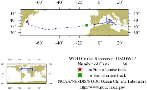 NODC Cruise US-6612 Information