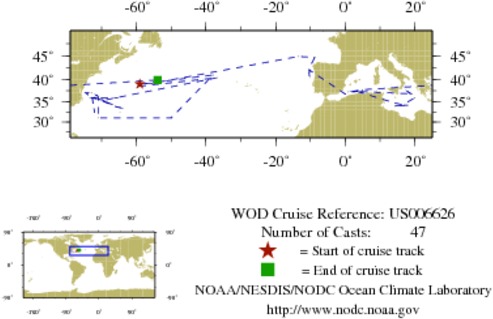 NODC Cruise US-6626 Information