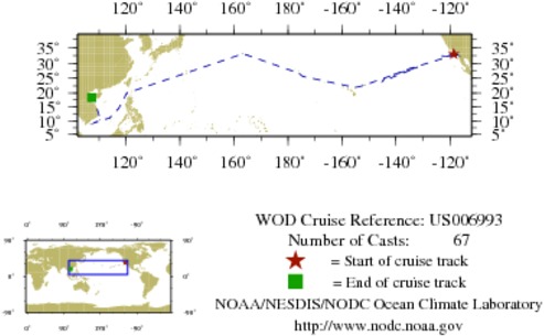 NODC Cruise US-6993 Information