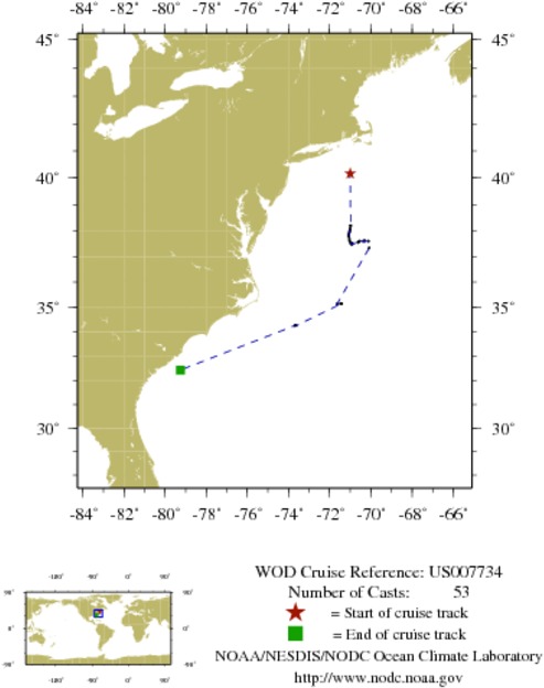 NODC Cruise US-7734 Information