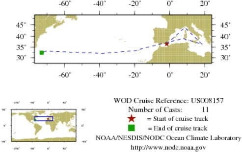 NODC Cruise US-8157 Information