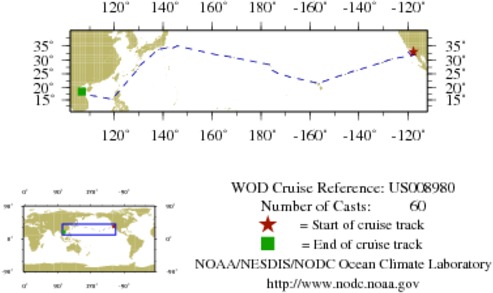 NODC Cruise US-8980 Information