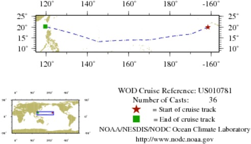 NODC Cruise US-10781 Information