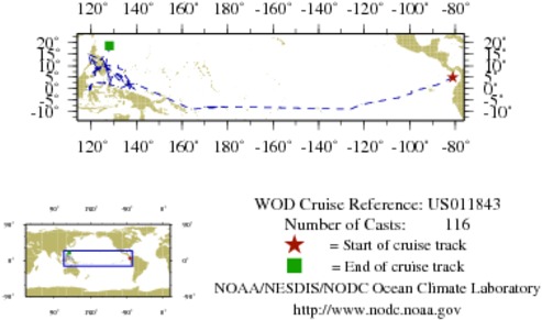 NODC Cruise US-11843 Information
