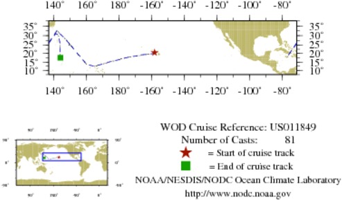 NODC Cruise US-11849 Information