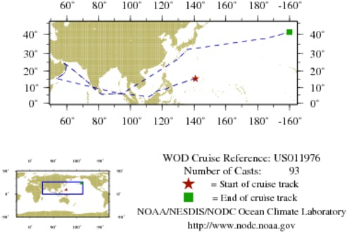 NODC Cruise US-11976 Information