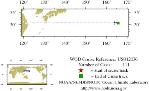 NODC Cruise US-12036 Information