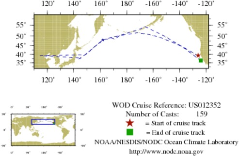 NODC Cruise US-12352 Information