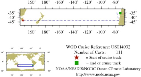 NODC Cruise US-14932 Information