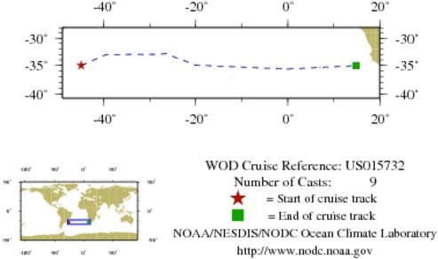 NODC Cruise US-15732 Information