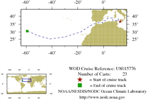 NODC Cruise US-15776 Information
