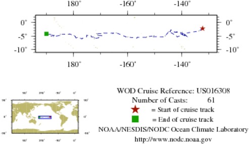 NODC Cruise US-16308 Information