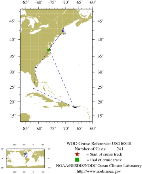 NODC Cruise US-16840 Information