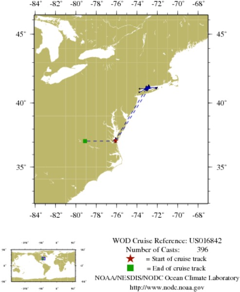 NODC Cruise US-16842 Information