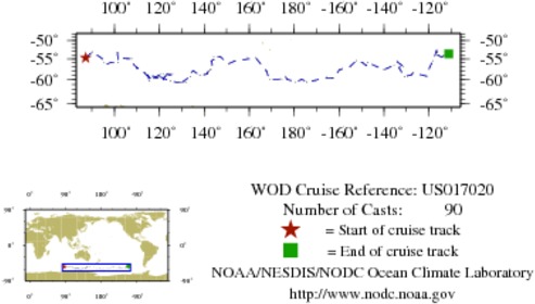 NODC Cruise US-17020 Information