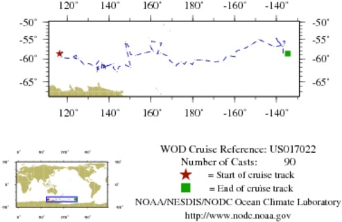 NODC Cruise US-17022 Information
