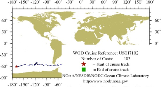 NODC Cruise US-17102 Information