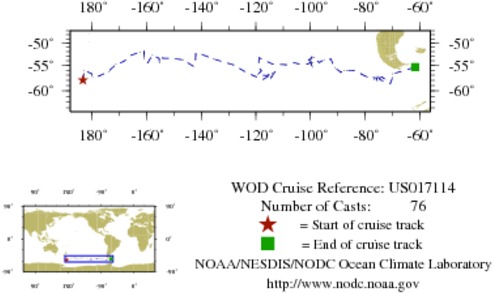 NODC Cruise US-17114 Information