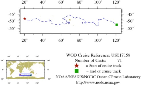 NODC Cruise US-17158 Information