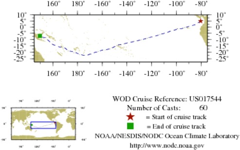 NODC Cruise US-17544 Information