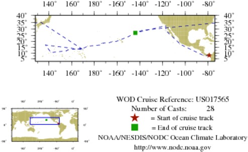 NODC Cruise US-17565 Information