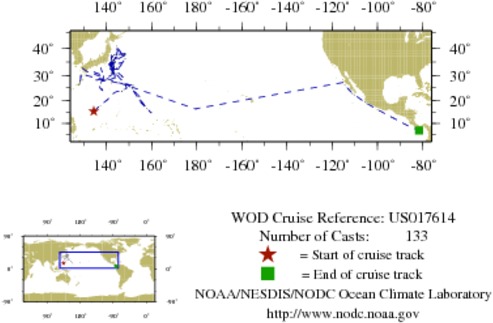 NODC Cruise US-17614 Information