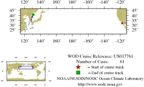 NODC Cruise US-17761 Information