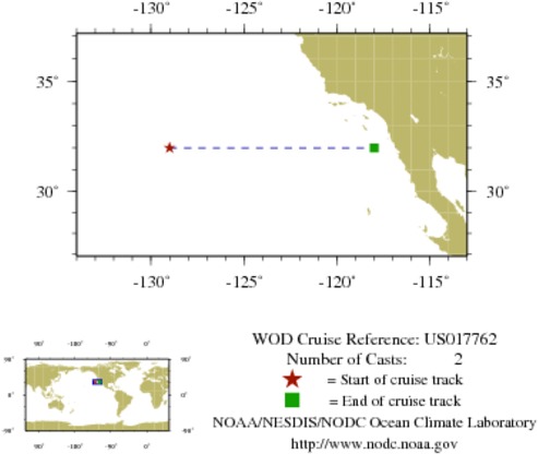 NODC Cruise US-17762 Information