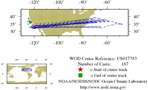 NODC Cruise US-17783 Information